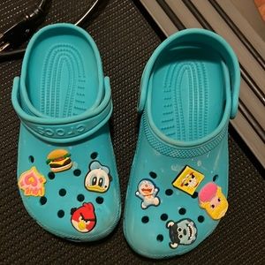 Crocs with charms